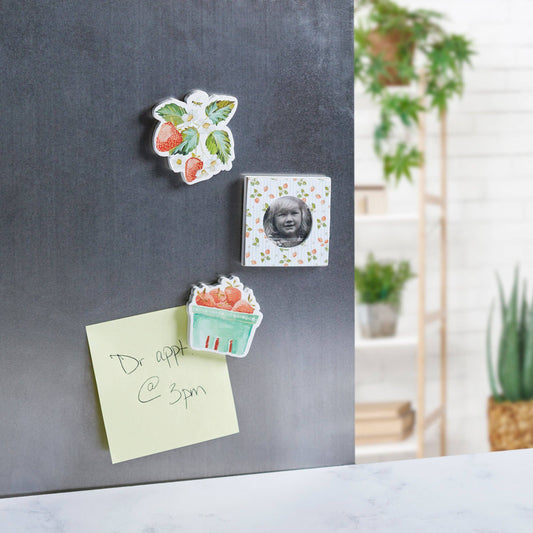 Berry Photo Magnet Set Primitives by Kathy