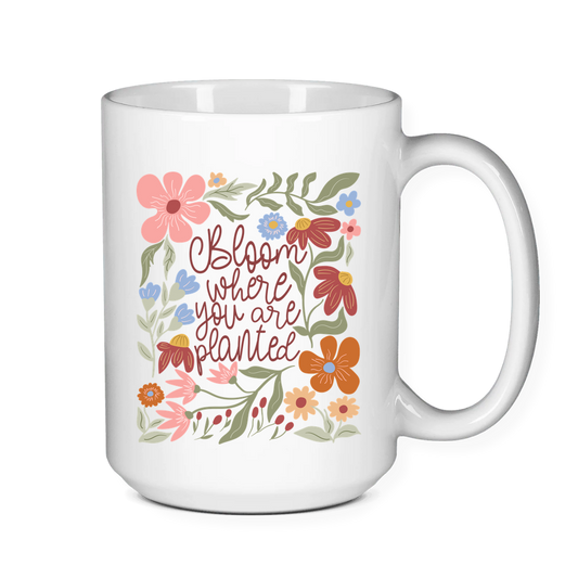 Positivity Floral Mugs