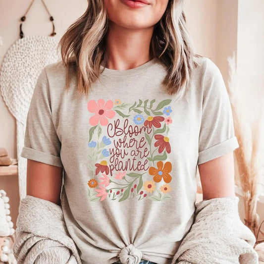 Positivity Floral Shirts