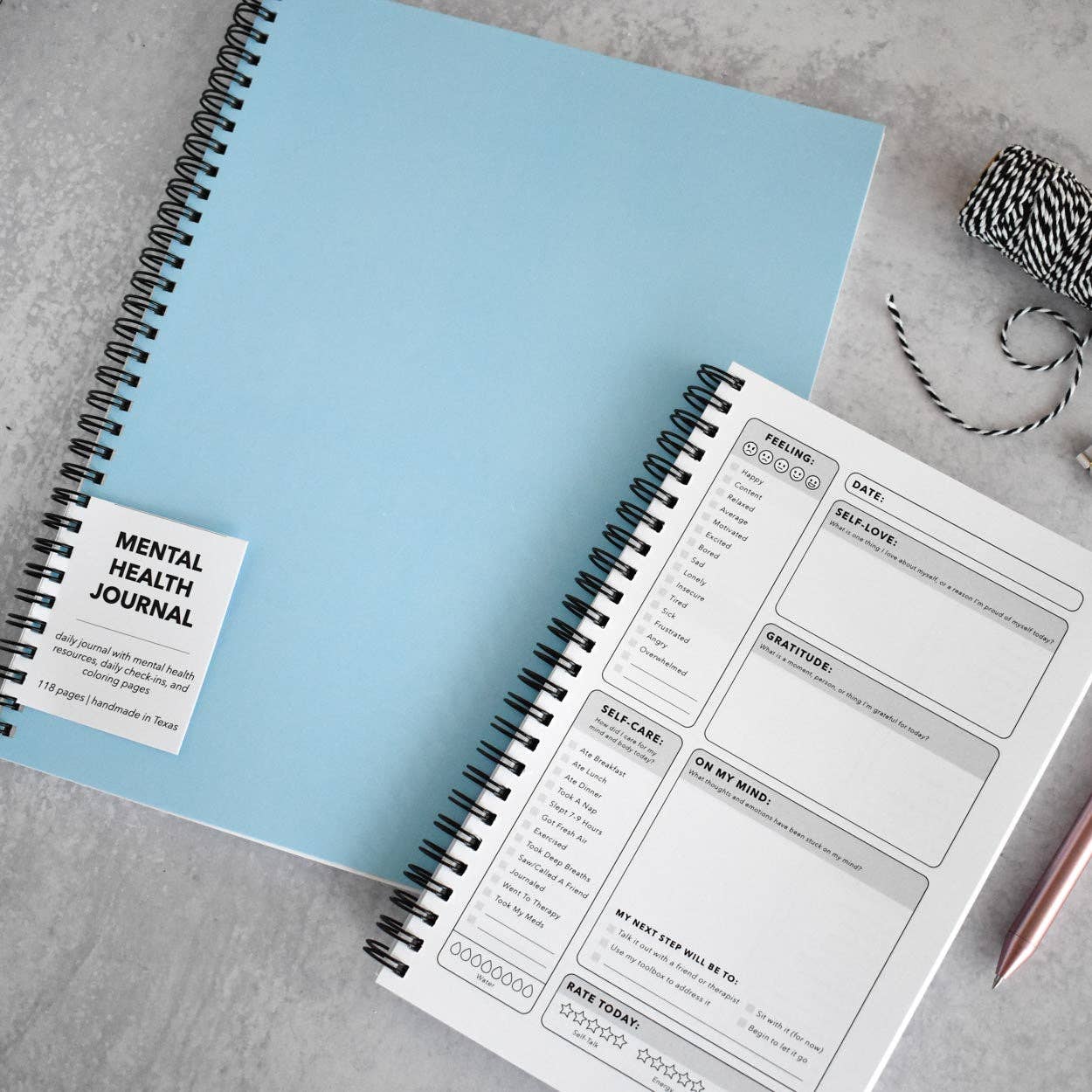 Blue Cover Mental Health Journal Kyn You Believe It