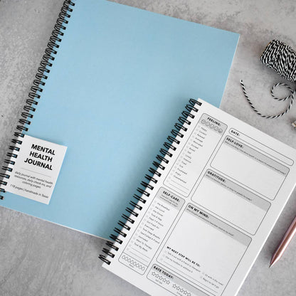 Blue Cover Mental Health Journal Kyn You Believe It