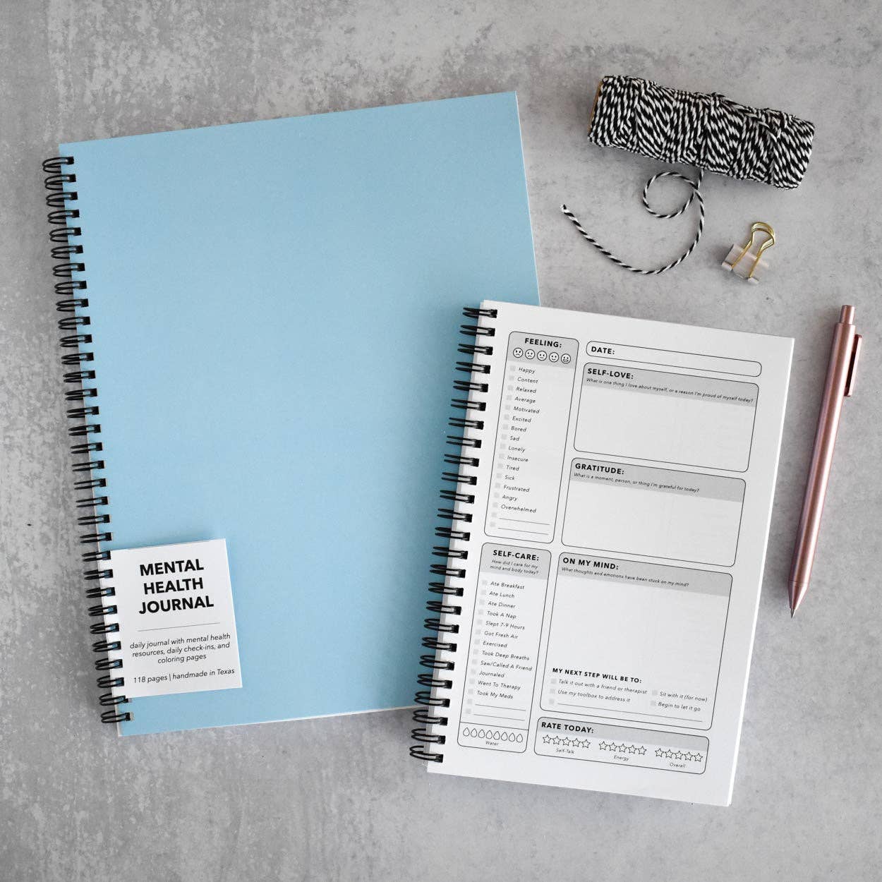 Blue Cover Mental Health Journal Kyn You Believe It