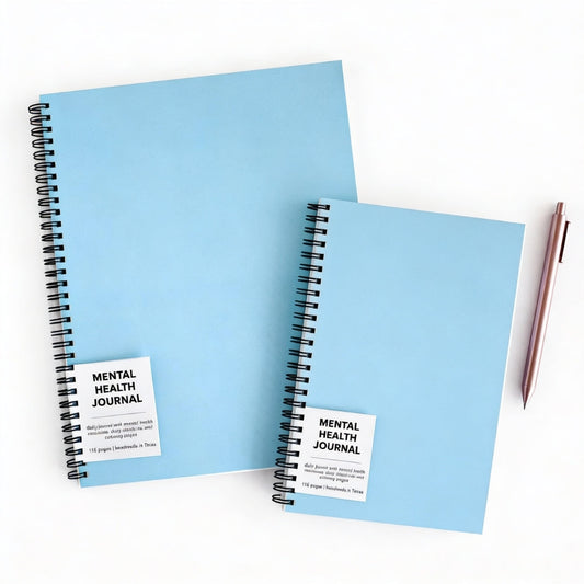 Blue Cover Mental Health Journal Kyn You Believe It