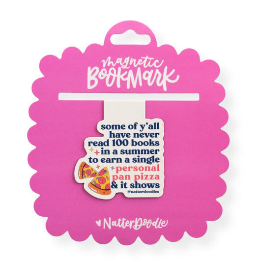 Book It Personal Pan Pizza Magnetic Bookmark – 90s Nostalgia