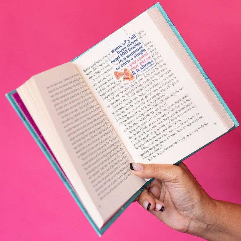 Book It Personal Pan Pizza Magnetic Bookmark – 90s Nostalgia