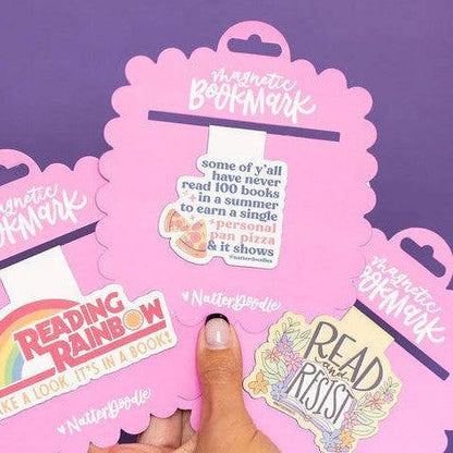 Book It Personal Pan Pizza Magnetic Bookmark – 90s Nostalgia