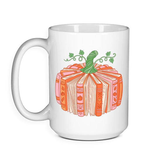 Book Pumpkin - Halloween Bookish Mug