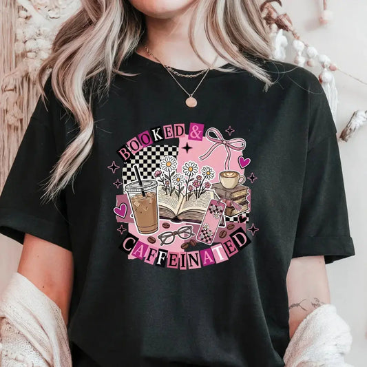Booked & Caffeinated T-Shirt