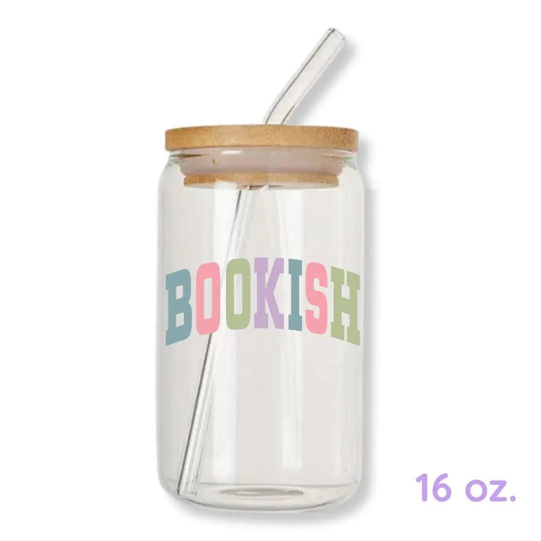 Bookish College 16 oz. or 20 oz. Glass Can Cup