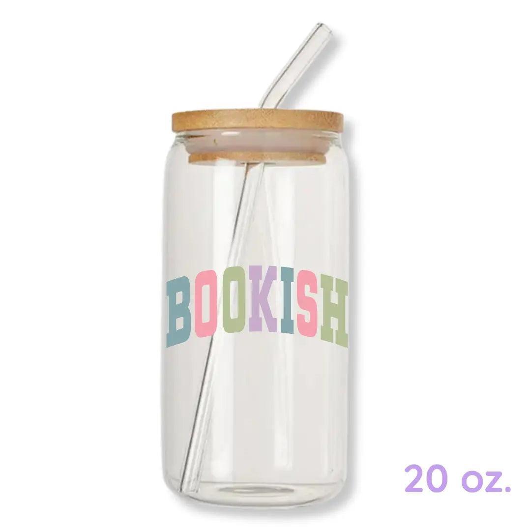 Bookish College 16 oz. or 20 oz. Glass Can Cup
