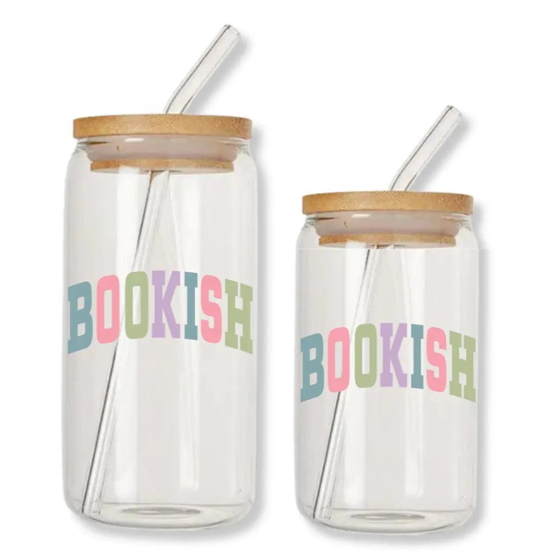 Bookish College 16 oz. or 20 oz. Glass Can Cup