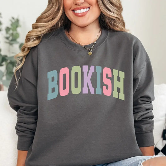 Bookish College Crewneck Sweatshirt - Just So Happy