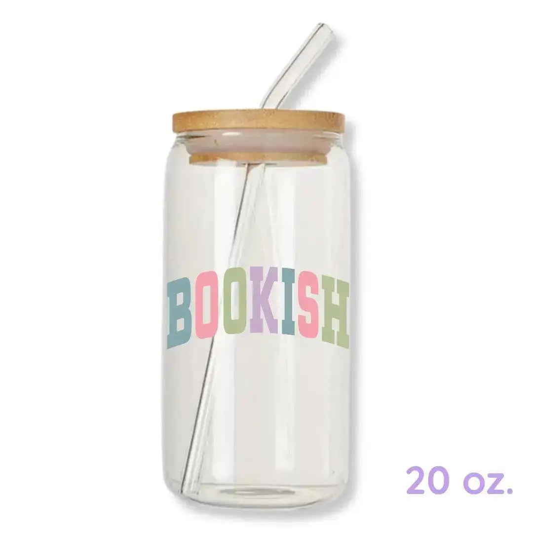 Bookish College Cup 16 oz. or 20 oz. Glass Can