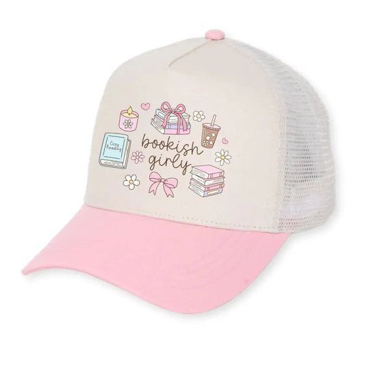 Bookish Girly Doodles Hat