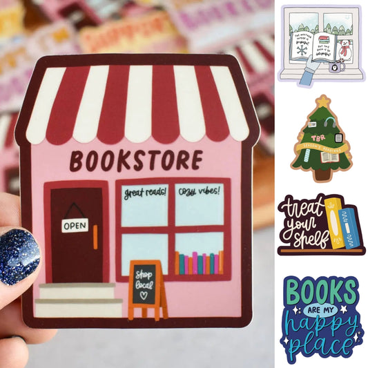 Bookish Vinyl Stickers