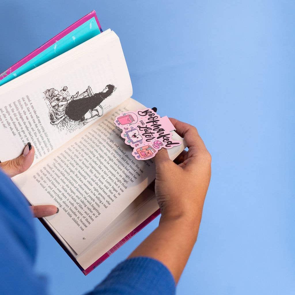 Bookmarked for Later Magnetic Bookmark – Funny Reader Gift