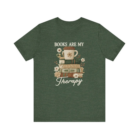 Books are my Therapy T-Shirt Bookish