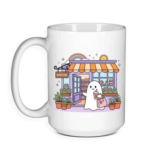 Bookstore Ghost - Halloween Bookish Mug