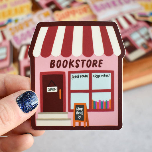 Bookstore Storefront Sticker | Bookish Vinyl Sticker