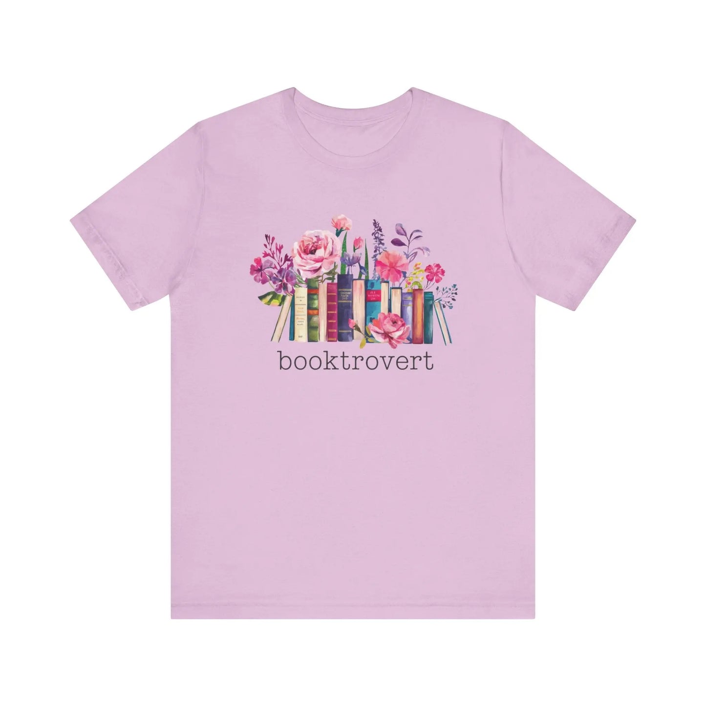 Booktrovert Floral Bookish T-Shirt - Just So Happy