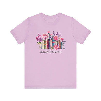 Booktrovert Floral Bookish T-Shirt - Just So Happy