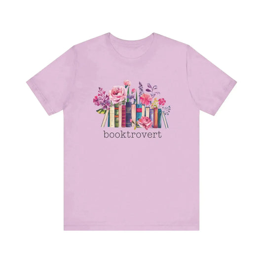 Booktrovert T-Shirt Floral Bookish