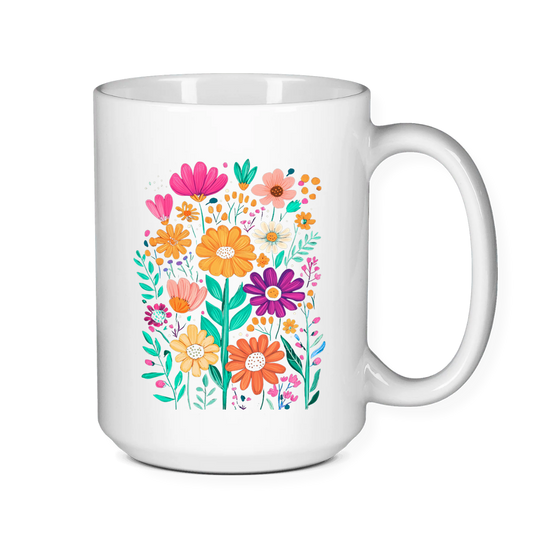 Positivity Floral Mugs