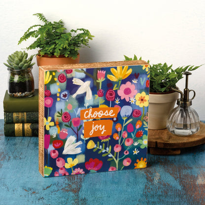 Choose Joy Box Sign