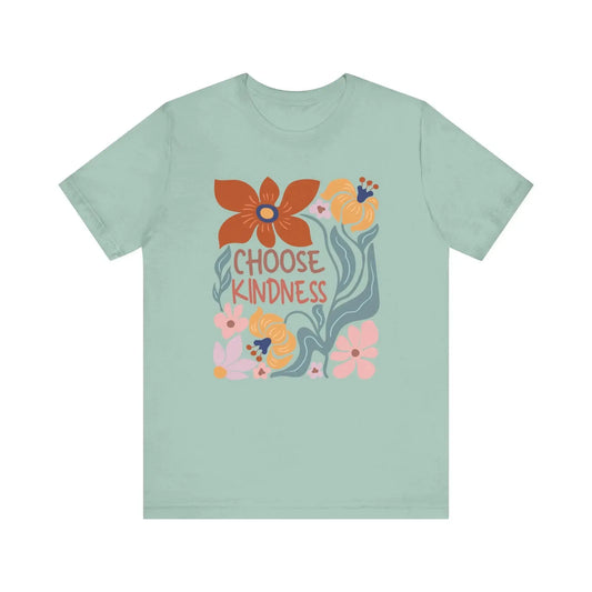 Choose Kindness T-Shirt Cute Floral