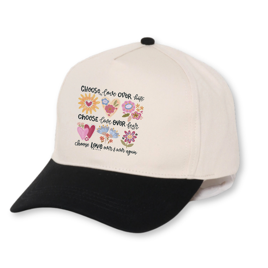 Positivity Floral Hats