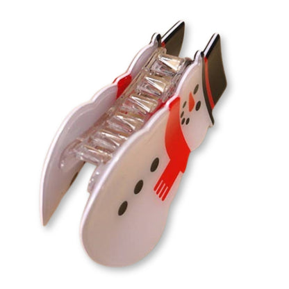 Christmas Hair Claw Clips Snowman - Christmas Tree - Santa