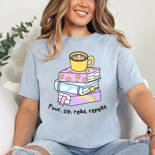 Bookish T-Shirts for Women | Cute Reading & Book Lover Graphic Tees | Multiple Designs & Sizes