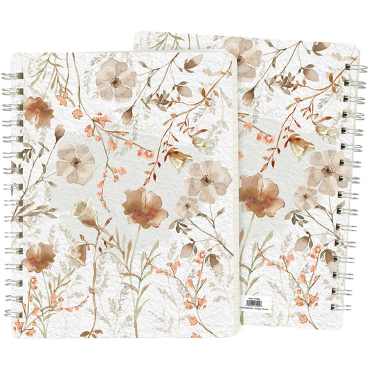Cottage Garden Spiral Notebook - Just So Happy