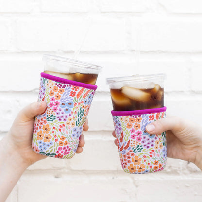 Countryside Blooms Drink Sleeve | Iced Coffee