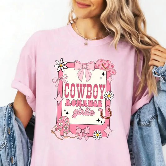 Cowboy Romance Girlie T-Shirt