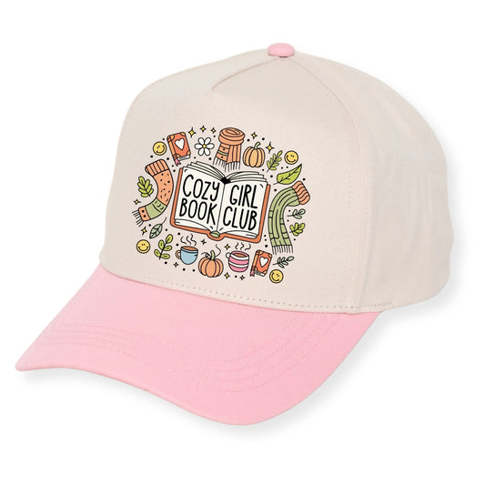 Cozy Girl Book Club Pink - Halloween Bookish Hat