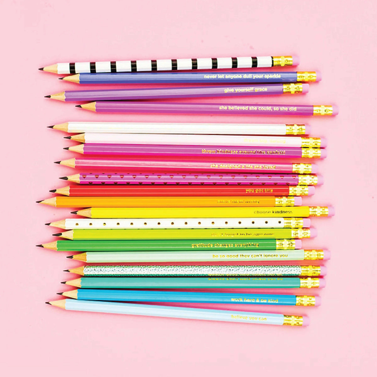 Cute Pencils - Motivational & Inspirational Phrases