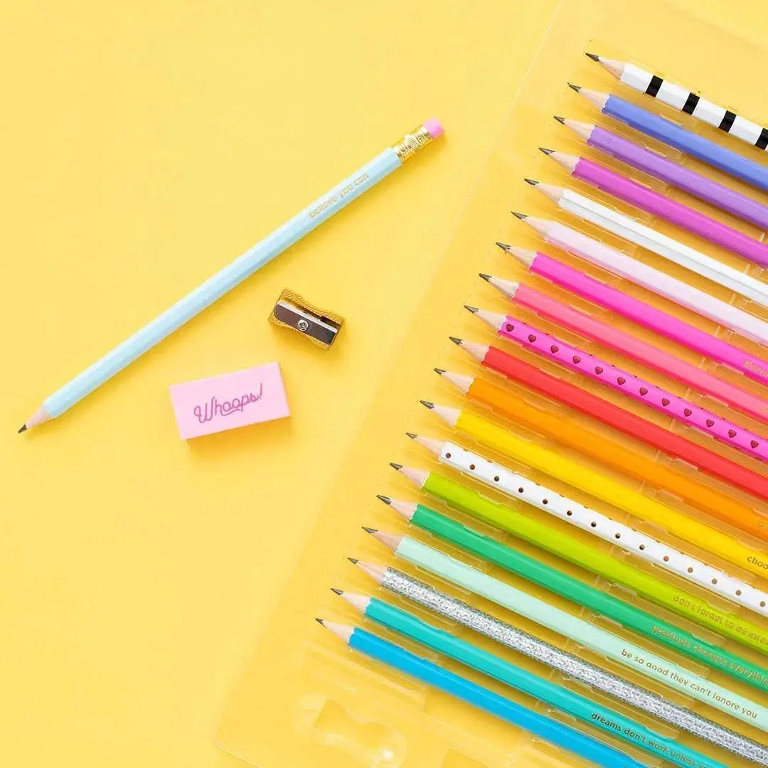 Cute Pencils - Motivational & Inspirational Phrases
