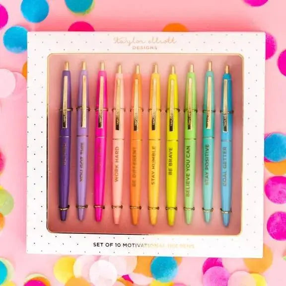 Cute Pens Set - Motivational & Inspirational
