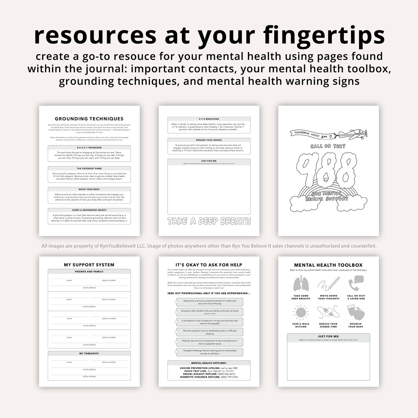 Don't Bottle Up Your Emotions Mental Health Journal