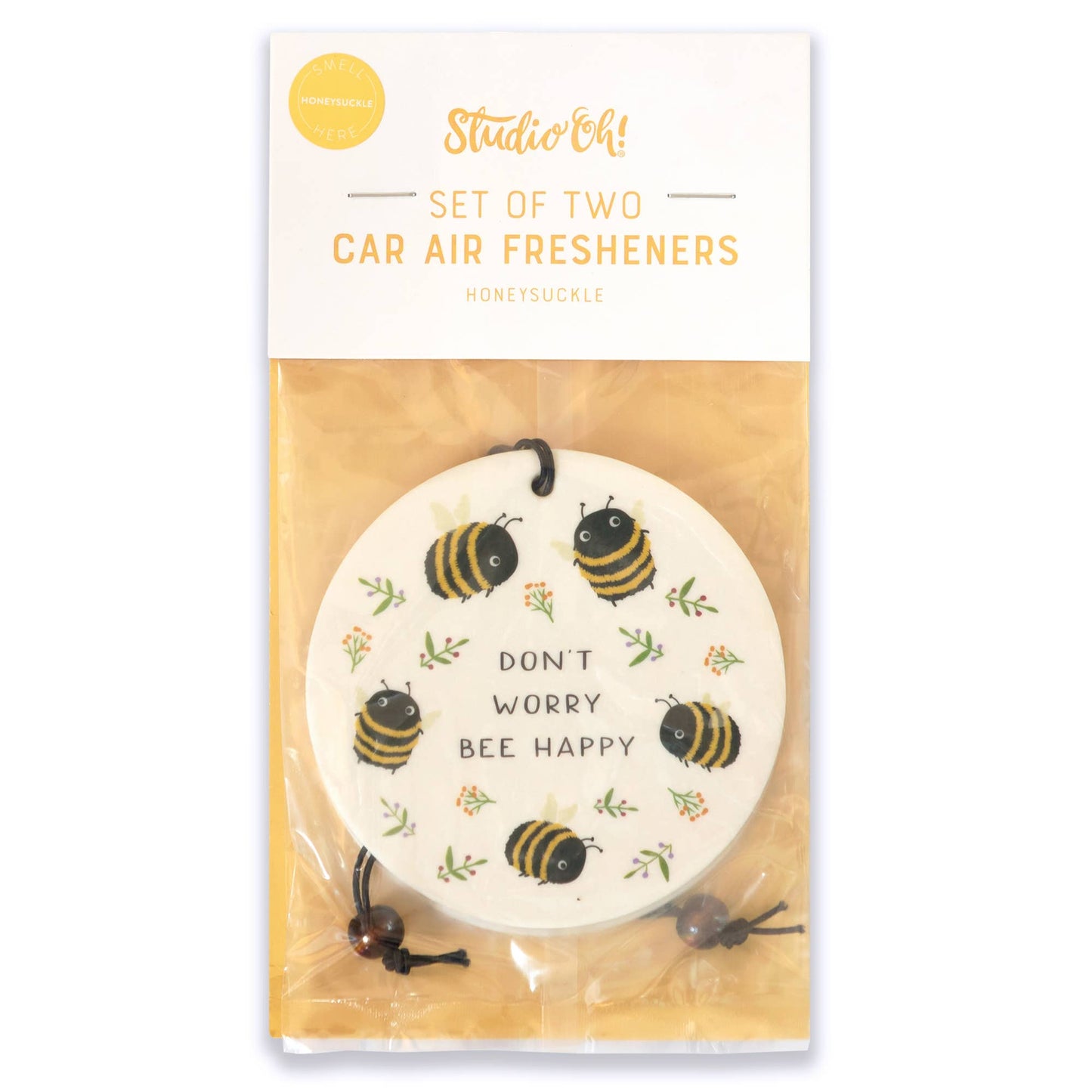 Don't Worry Bee Happy Air Freshener Studio Oh!