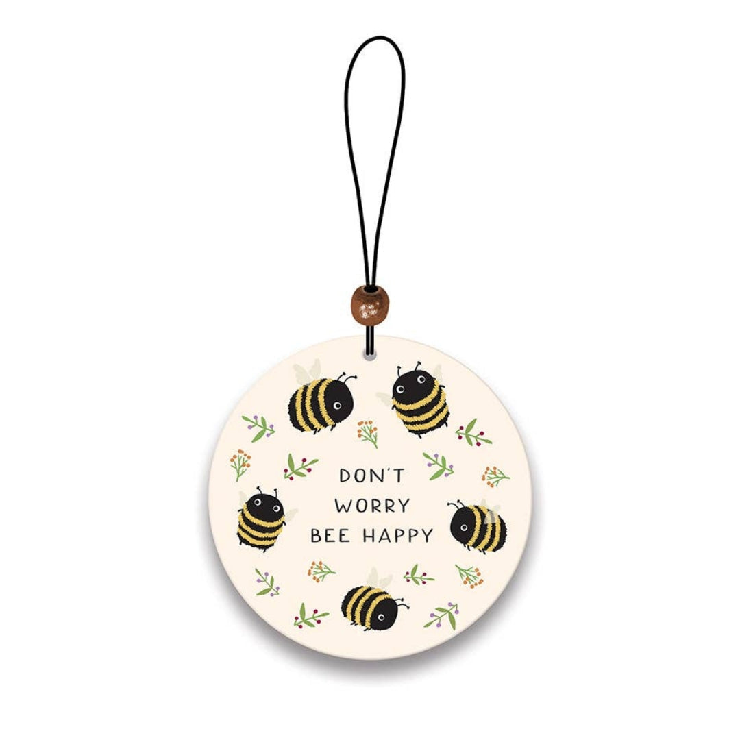 Don't Worry Bee Happy Air Freshener Studio Oh!