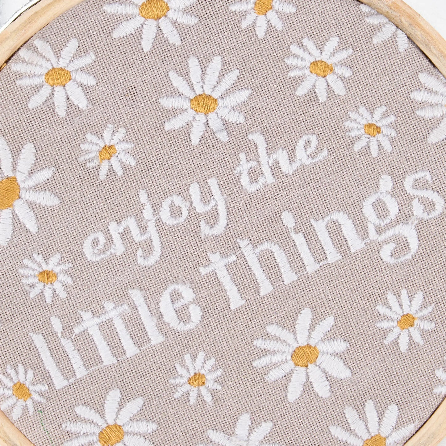 Enjoy The Little Things Hoop
