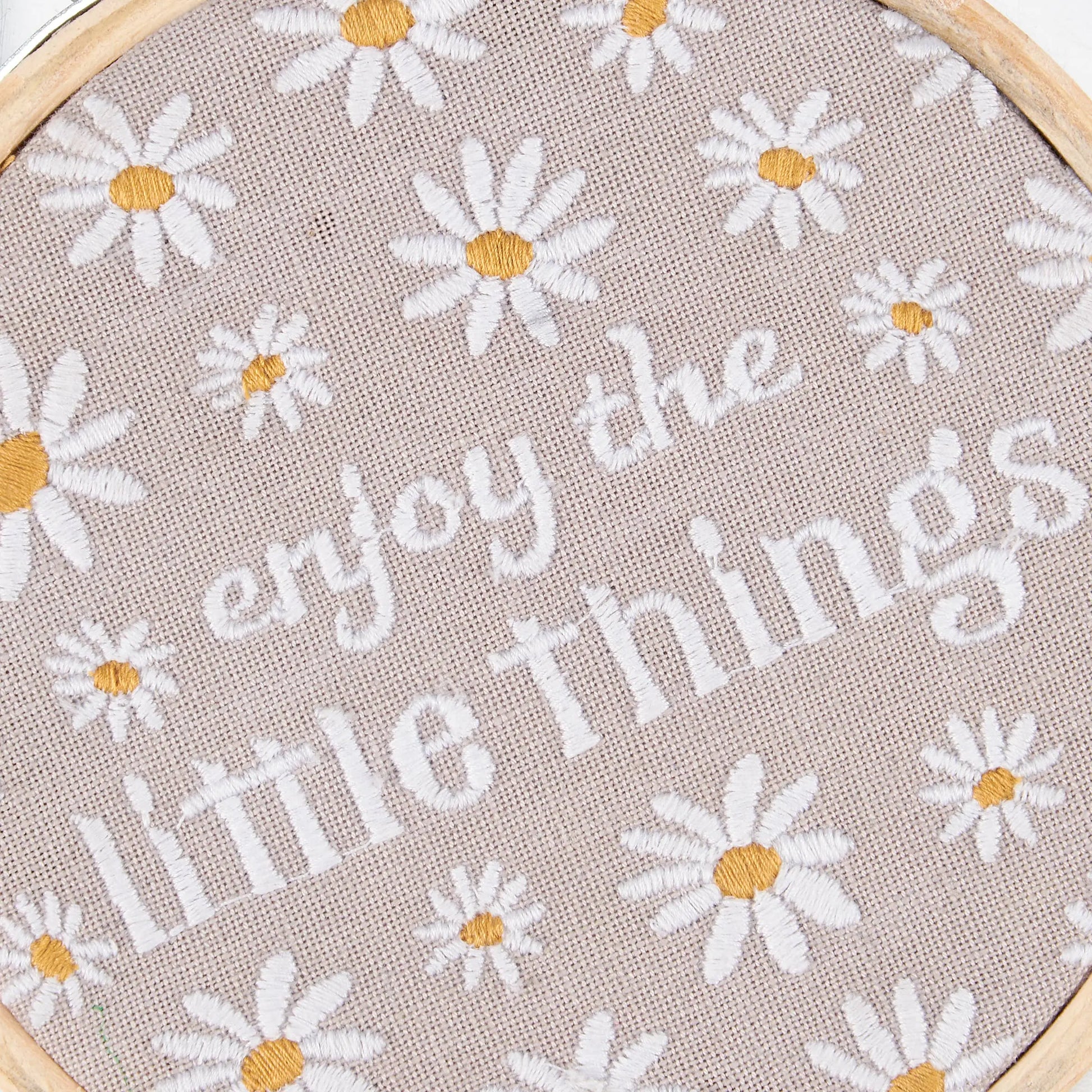 Enjoy The Little Things Hoop