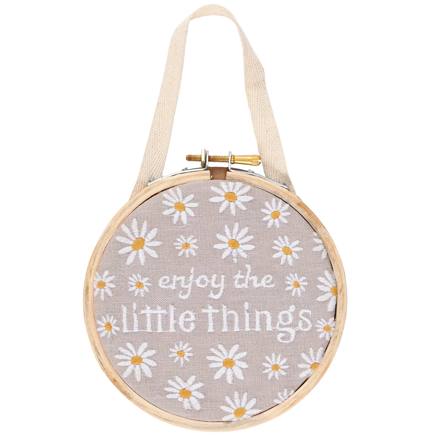 Enjoy The Little Things Hoop