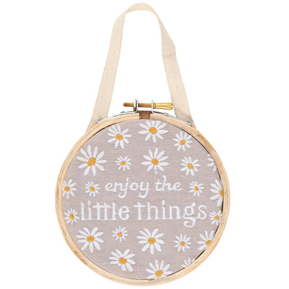 Enjoy The Little Things Hoop