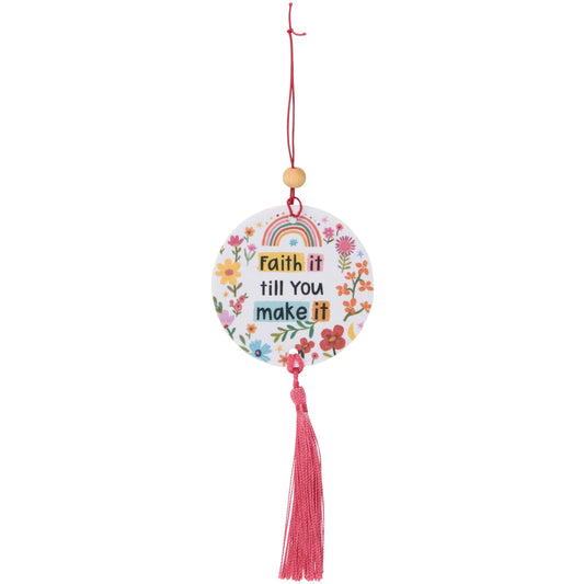 Faith It Till you Make It Air Freshener Primitives by Kathy
