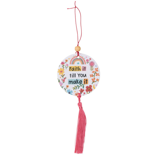 Faith It Till you Make It Air Freshener Primitives by Kathy
