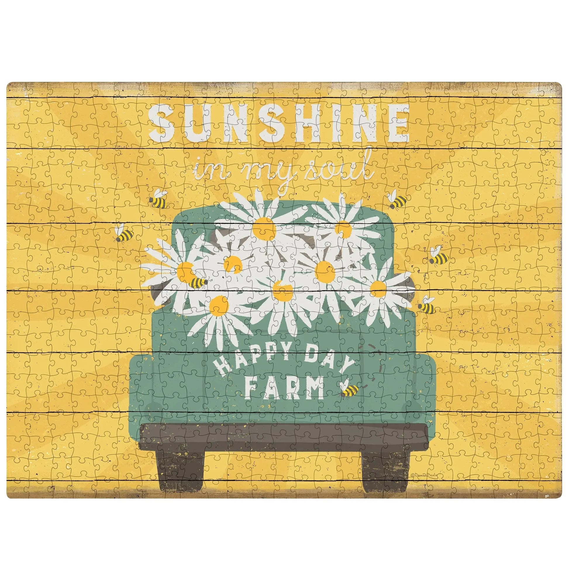 Farm Puzzle Sunshine Happy Day