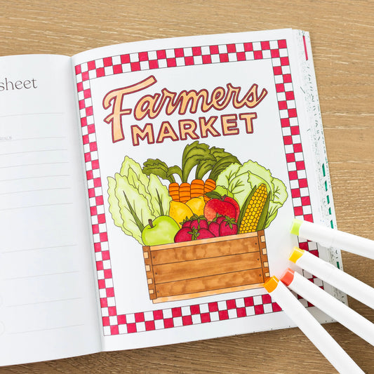 Farmers Market Coloring Book - Just So Happy